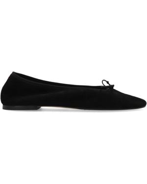 Aeyde Suede Ballerinas 'Tiby' - Black