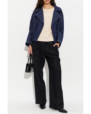 Paul Smith Double-Breasted Denim Jacket - Blue