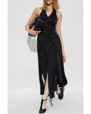 AVAVAV Halter Neck Dress - Black