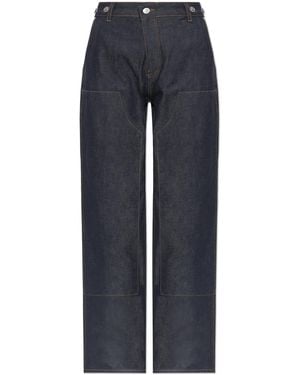 Victoria Beckham Jeans With Multiple Pockets - Blue