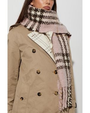 Burberry Wool Scarf - Natural