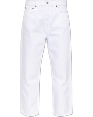 Agolde '90's Crop' Jeans - White