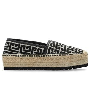 Balmain Platform Espadrilles Alex - White
