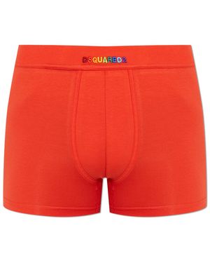 DSquared² Boxers With Logo - Red