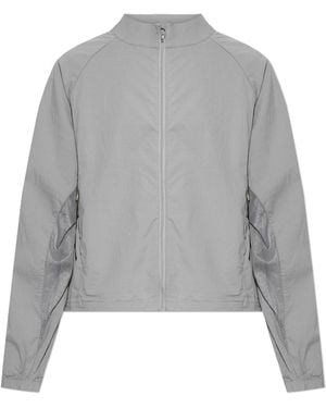 Rethinkit Studios Oversize Jacket With A Stand-Up Collar - Grey