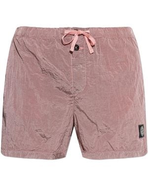 Stone Island Swim Shorts - Pink