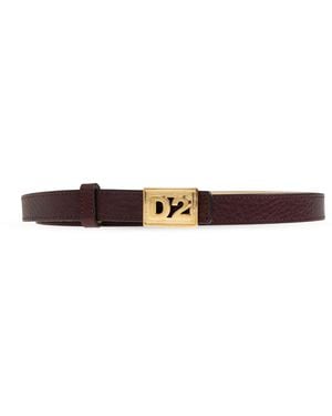 DSquared² Leather Belt - Red