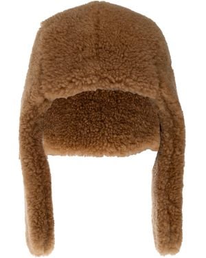Loewe Fur Trapper Hat With Ear Flaps - Brown