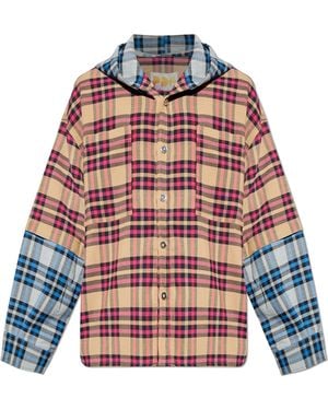 PDF Hooded Shirt - Red
