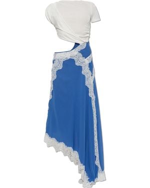 Christopher Esber 'Verve Twisted Tee' Dress - Blue