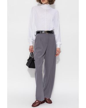 Alaïa Creased Pants - Gray