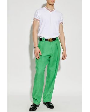 Versace V-Neck T-Shirt - Green