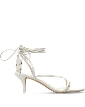 Kate Spade 'Lily' Heeled Sandals - White
