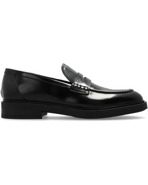 Gianvito Rossi Shoes Harris Type Loafers - Black