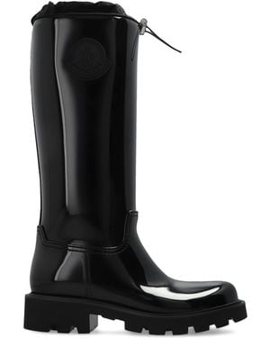 Moncler 'Kickstream High' Wellington Boots - Black