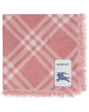 Burberry Wool Scarf - Pink