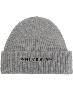 Anine Bing Woollen Hat - Grey