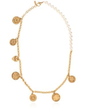 Moschino Necklace With Pendants - White