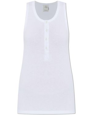 Munthe Ribbed Top 'Boma' - White