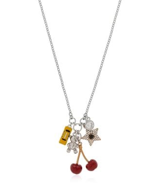 Marc Jacobs Necklace With Pendants - Metallic