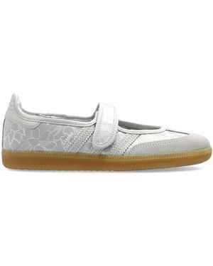 adidas Originals 'Samba Jane' Ballet Flats - White