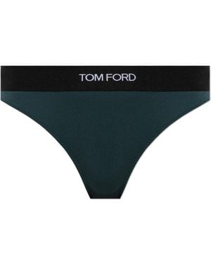 Tom Ford Strings With Logo - Black