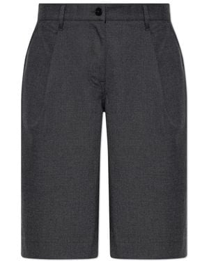 Samsøe & Samsøe 'Saharper Pleat' Shorts - Grey