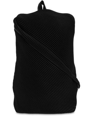 Pleats Please Issey Miyake Pleated Backpack - Black