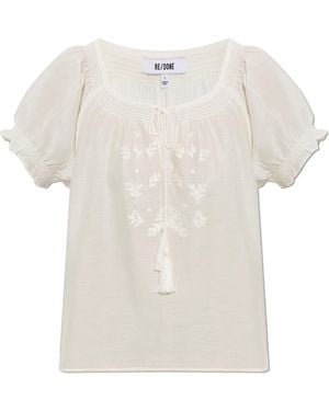 RE/DONE Top 'Katie' - White