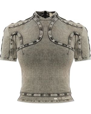KNWLS Scuba Turtleneck Top - Grey