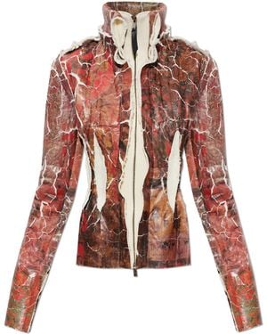 Maison Margiela Jacket With Vintage Effect - Red