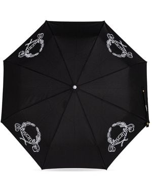 Moschino Folding Umbrella - Black