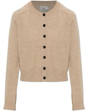 Anine Bing Cashmere Cardigan "Joye" - Natural