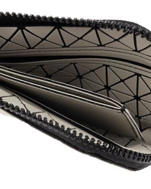 Issey Miyake Wallet With Geometric Pattern - Black