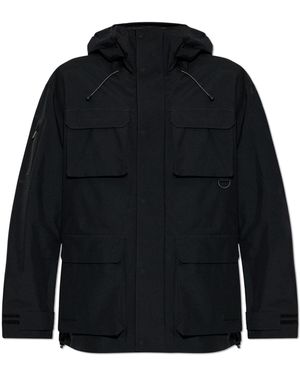 Moose Knuckles Jacket With Hood - Black