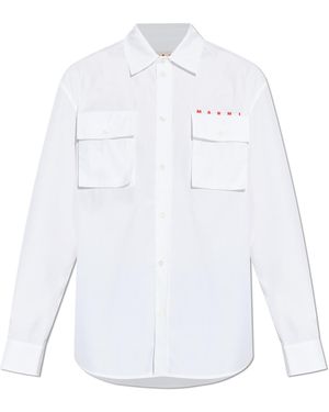 Marni Shirt With Logo - White