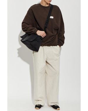 Jacquemus Cotton Sweatshirt 'Montaigne' - Black