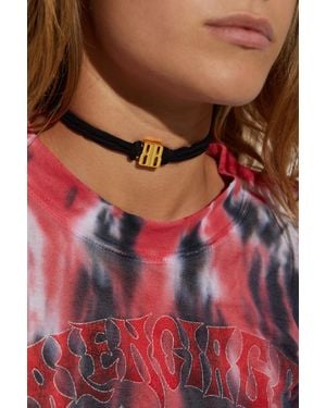Balenciaga Choker With Logo - Red