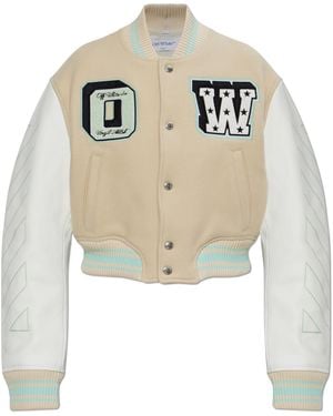 Off-White c/o Virgil Abloh 'Bomber' Type Jacket - White