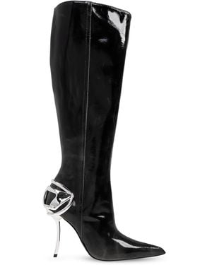 DIESEL Heeled Boots 'D-Ten&Half' - Black