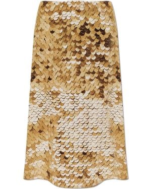 Moschino Silk Skirt - Metallic