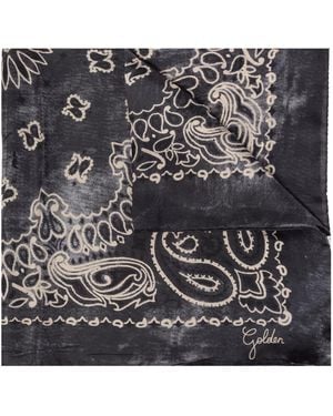 Golden Goose Silk Scarf - Black