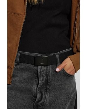 Carhartt Belt With Logo - Black