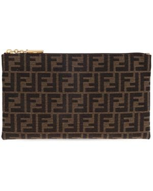 Fendi Hand Pouch - Brown