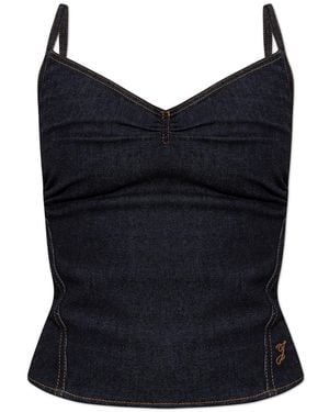 Jacquemus Denim Top 'De-Nimes Pina' - Black