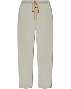 Fear Of God Trousers With Logo - White