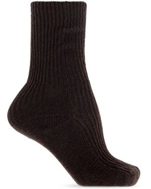 Lisa Yang Cashmere Socks 'Zera' - Black
