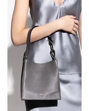 Furla 'Nuvola Mini' Shoulder Bag - Gray