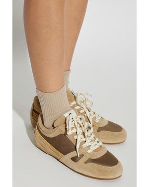 Isabel Marant 'Senny Low' Sports Shoes - Metallic