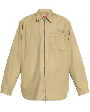 DIESEL Jacket 'S-Alias-Zip' - Natural